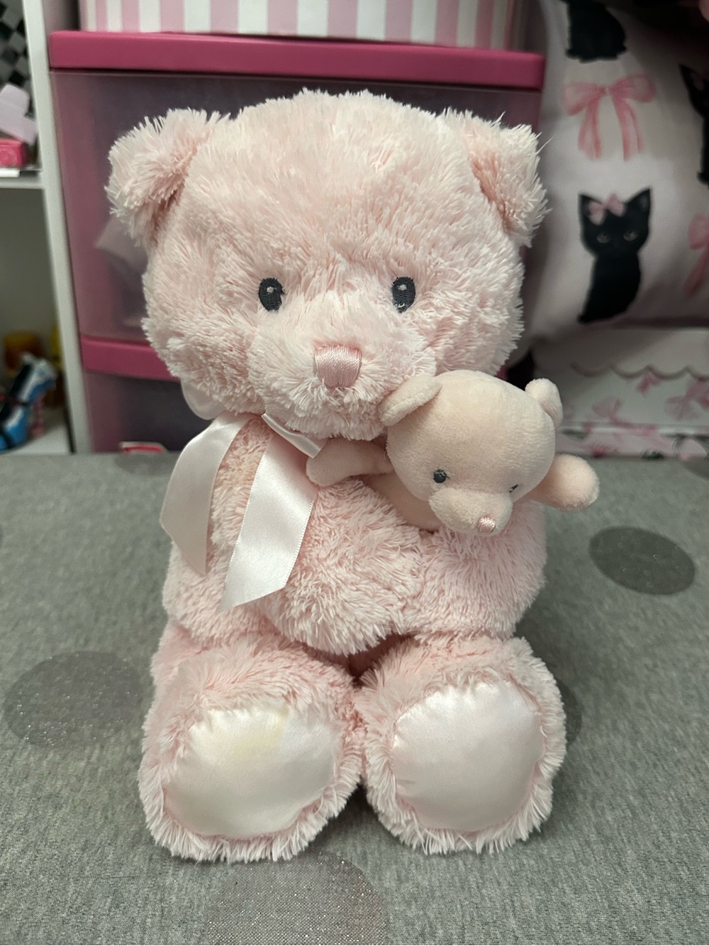 5 for $15! Baby Gund Momma & Baby Bear Rattle Pink